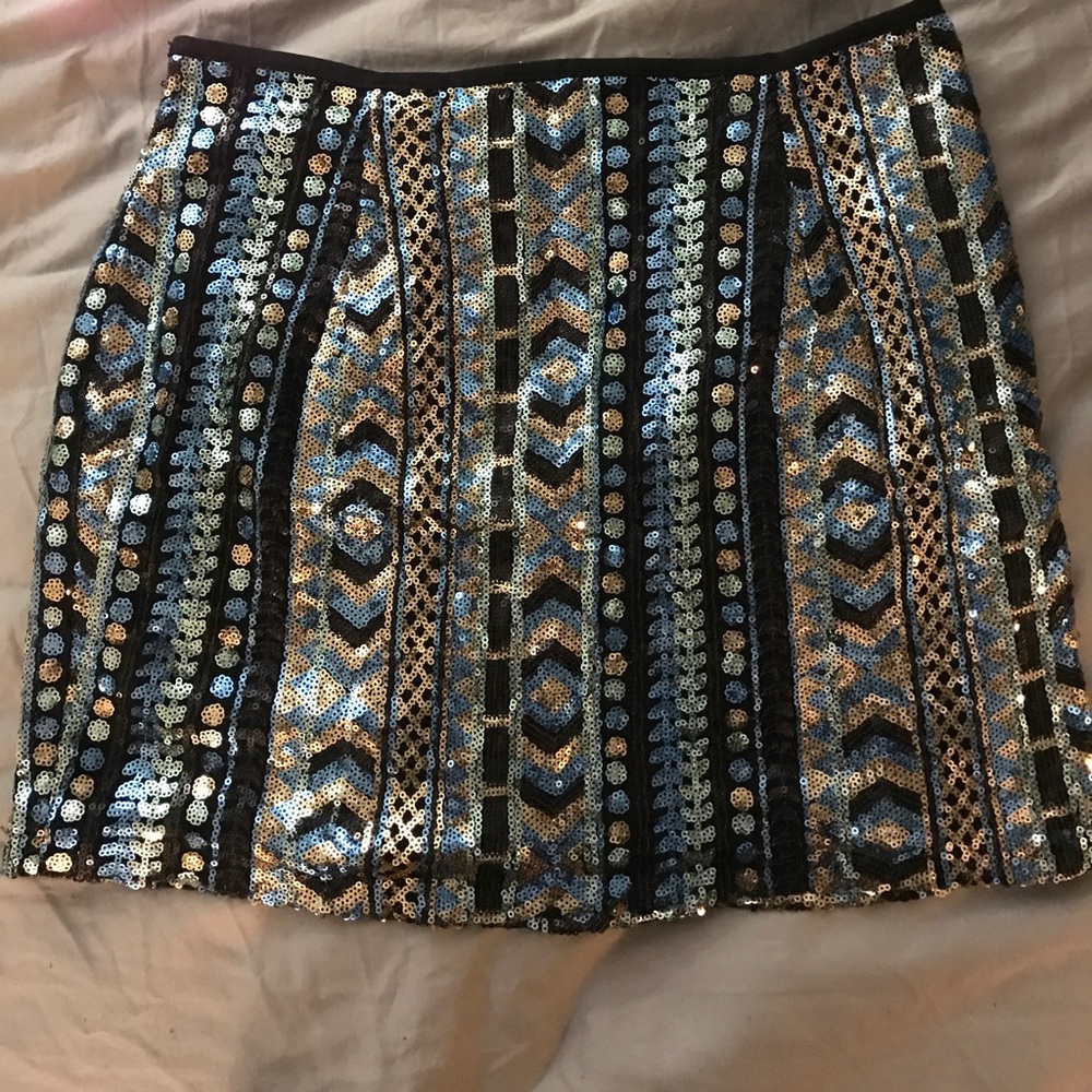 sequin skirt